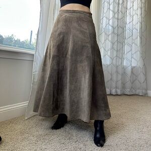 VTG Suede Skirt